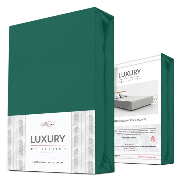JERSEY PRESTIERADLO 90X200 CM, VÝŠKA 30 CM ZELENÉ