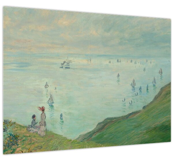Obraz - Henri Fantin-Latour, Cliffs at Pourville, reprodukcia (70x50 cm)