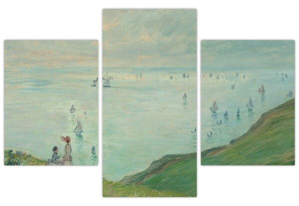 Obraz - Henri Fantin-Latour, Cliffs at Pourville, reprodukcia (90x60 cm)