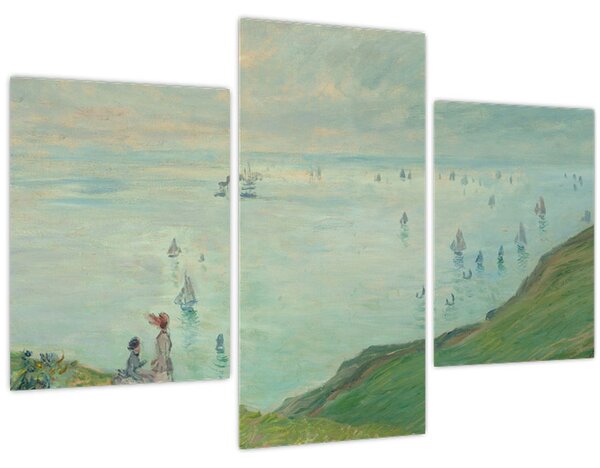 Obraz - Henri Fantin-Latour, Cliffs at Pourville, reprodukcia (90x60 cm)