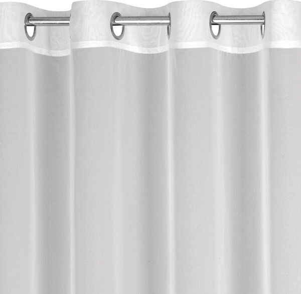 ZÁCLONA NA KRÚŽKOCH ARLETA 350X270 CM BIELA BS
