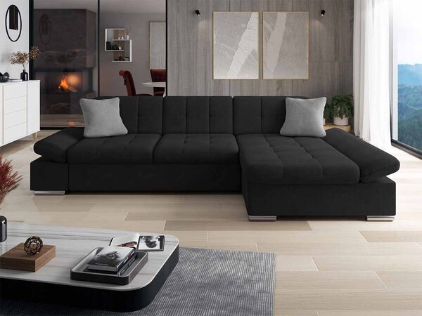 Mirjan24 Rohová sedacia súprava Magnir, Dostupné poťahy: Uttario Velvet 2980 + Uttario Velvet 2980 + Uttario Velvet 2972, Strana: pravá 5903211185809