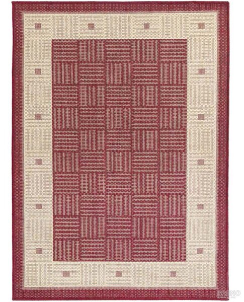 Koberce Breno Kusový koberec SISALO 879/O44R, červená, viacfarebná