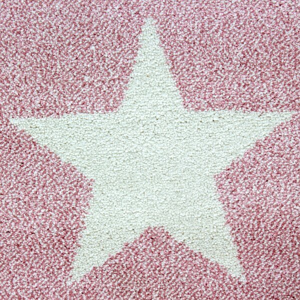 Ayyildiz, Kusový koberec Kids 620 pink kruh, 120x120 (priemer) kruh, ružová, detská izba