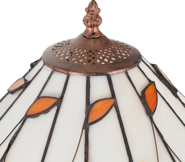 Brilagi - Tiffany vitrážová stojacia lampa FOLIA 2xE27/60W/230V