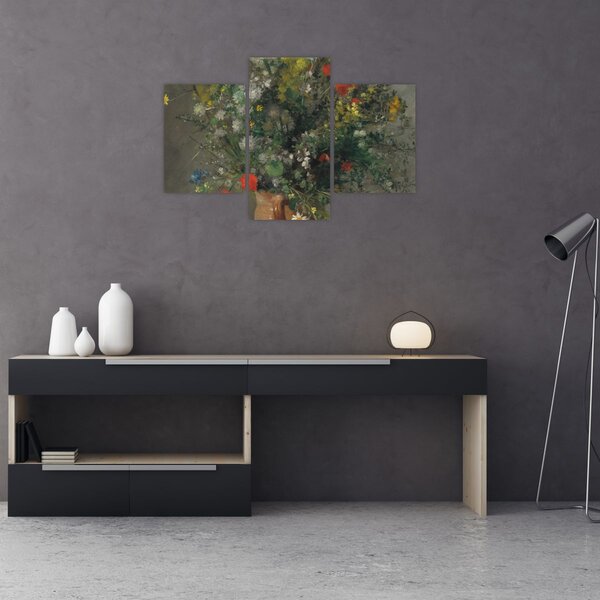 Obraz - Auguste Renoir, Flowers in a Vase, reprodukcia (90x60 cm)