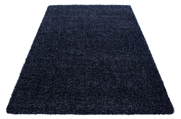 Ayyildiz , Kusový koberec Life Shaggy 1500 navy, 160x230, modrá, obývacia izba