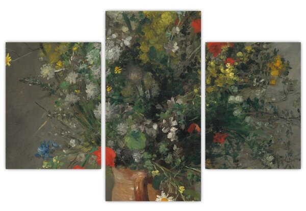 Obraz - Auguste Renoir, Flowers in a Vase, reprodukcia (90x60 cm)