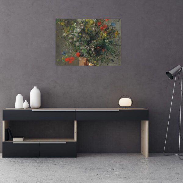 Obraz - Auguste Renoir, Flowers in a Vase, reprodukcia (70x50 cm)