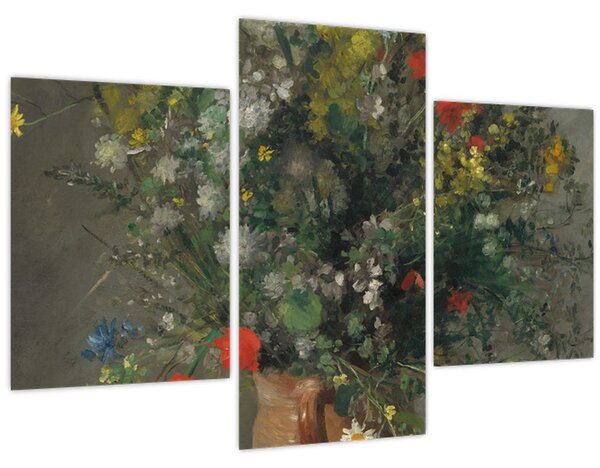 Obraz - Auguste Renoir, Flowers in a Vase, reprodukcia (90x60 cm)