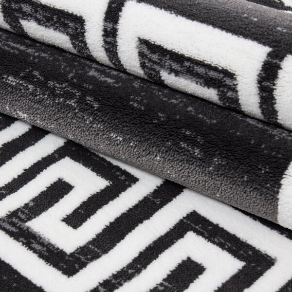 Ayyildiz , Kusový koberec Miami 6620 grey, 120x170, šedá, kancelária