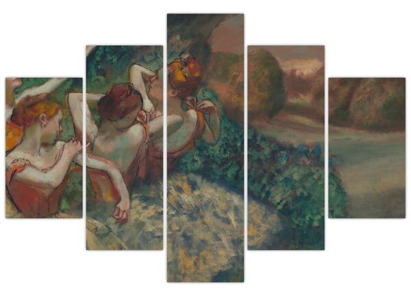 Obraz - Edgar Degas, Four Dancers, reprodukcia (150x105 cm)
