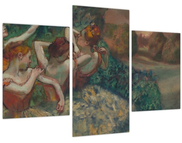 Obraz - Edgar Degas, Four Dancers, reprodukcia (90x60 cm)