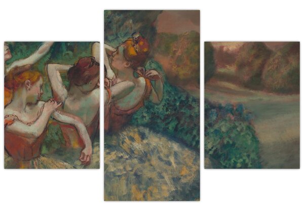 Obraz - Edgar Degas, Four Dancers, reprodukcia (90x60 cm)