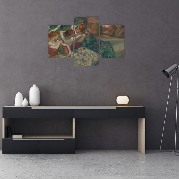 Obraz - Edgar Degas, Four Dancers, reprodukcia (90x60 cm)