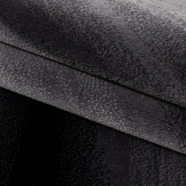 Ayyildiz , Kusový koberec Miami 6630 black, 80x300, šedá, kancelária