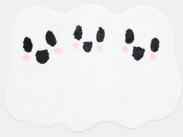 Sinsay - Kúpeľňová predložka s halloweenským motívom - biela