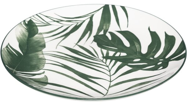 Porcelánový dezertný tanier Leafs, (fi) 19 cm, listy, sada 6ks