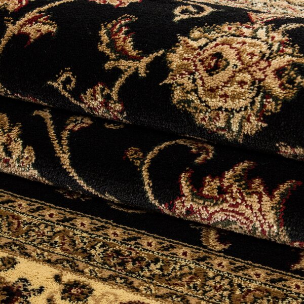 Ayyildiz , Kusový koberec Marrakesh 210 black, 120x170, čierna, kancelária