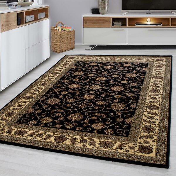 Ayyildiz , Kusový koberec Marrakesh 210 black, 120x170, čierna, kancelária