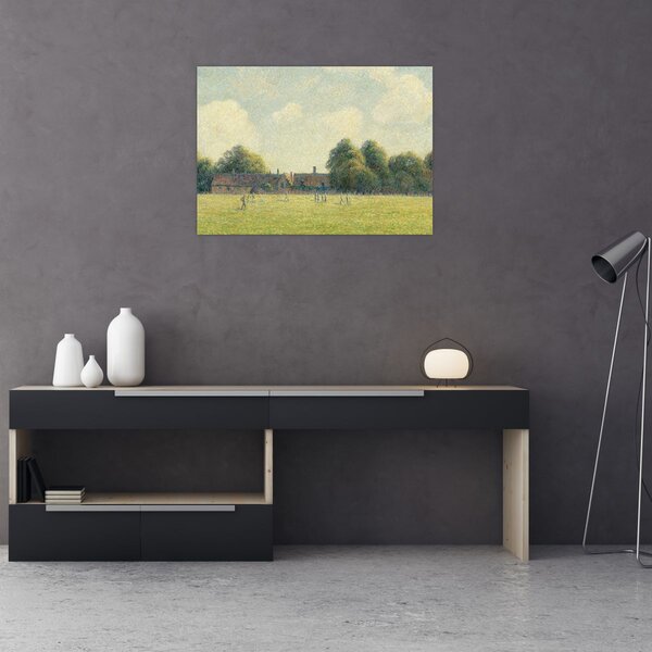 Obraz - Camille Pissarro, Hampton Court Green, reprodukcia (70x50 cm)
