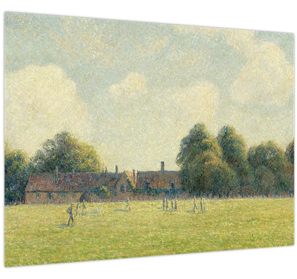 Obraz - Camille Pissarro, Hampton Court Green, reprodukcia (70x50 cm)