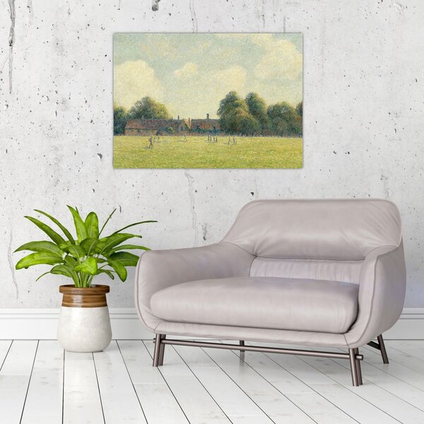 Obraz - Camille Pissarro, Hampton Court Green, reprodukcia (70x50 cm)