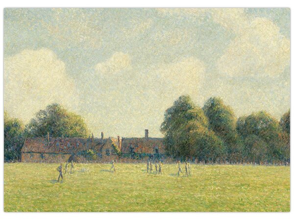 Obraz - Camille Pissarro, Hampton Court Green, reprodukcia (70x50 cm)
