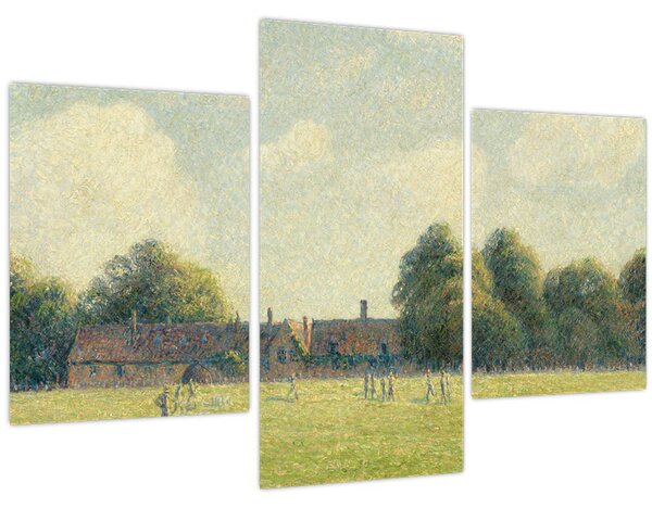 Obraz - Camille Pissarro, Hampton Court Green, reprodukcia (90x60 cm)