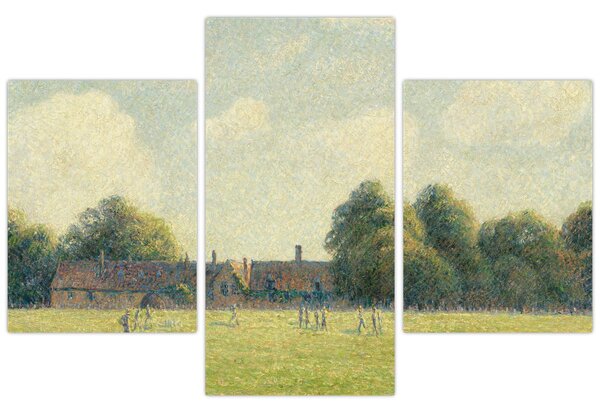 Obraz - Camille Pissarro, Hampton Court Green, reprodukcia (90x60 cm)