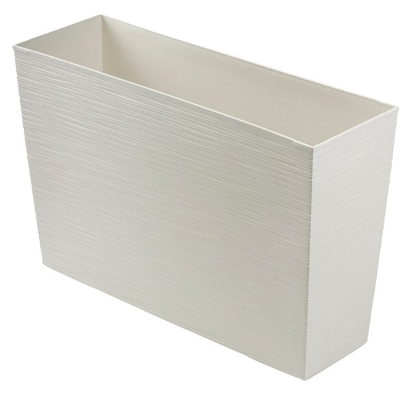 PLASTOVÝ KVETINÁČ BLOOM RIFLO 36X56X20 CM KRÉMOVÁ