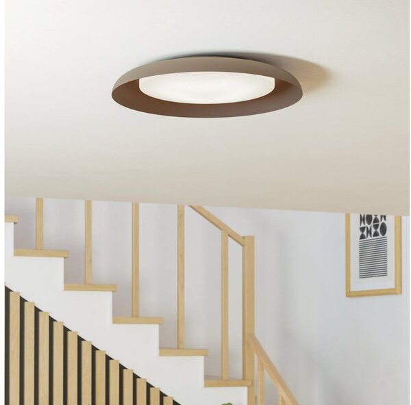 Eglo 99704 - LED stropné svietidlo PENJAMO LED/17,1W/230V hnedé