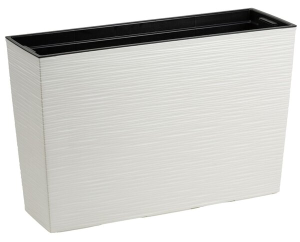 PLASTOVÝ KVETINÁČ BLOOM RIFLO 36X56X20 CM KRÉMOVÁ
