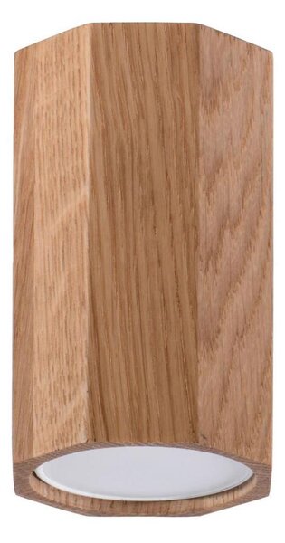 Sollux SL.1033 - Bodové svietidlo ZEKE 1xGU10/40W/230V 10 cm dub
