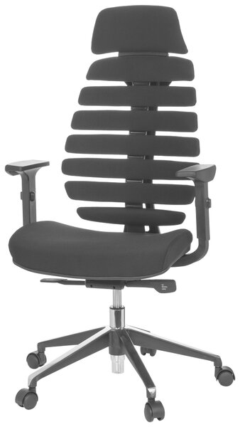 OTOČNÁ STOLIČKA, plochá tkanina, čierna MID.YOU - Online Only kancelárie, Online Only