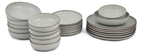 Porcelánová jedálenská súprava 24 ks pre 6 osôb Pearl – Kütahya Porselen