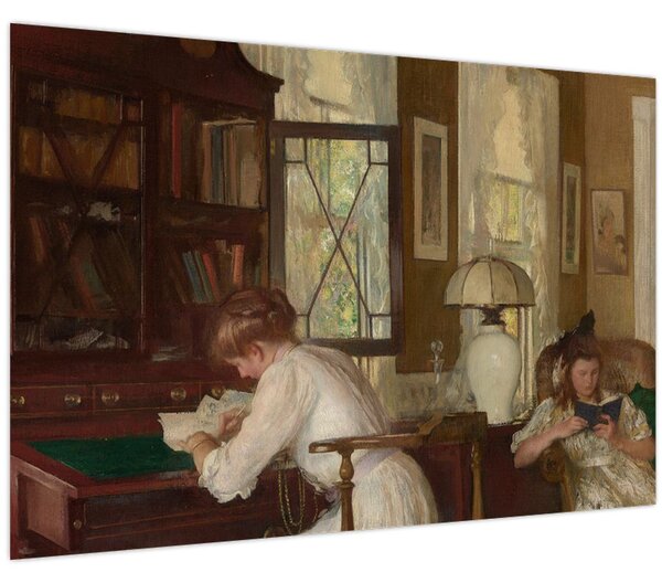 Obraz - Edmund Tarbell, Josephine and Mercie, reprodukcia (90x60 cm)