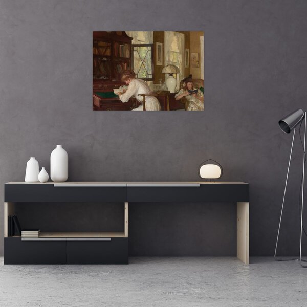 Obraz - Edmund Tarbell, Josephine and Mercie, reprodukcia (70x50 cm)