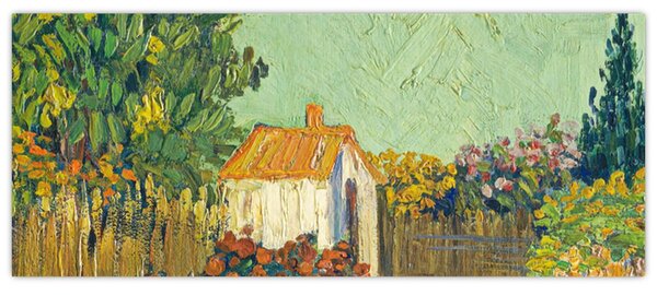 Obraz - Imitator of Vincent van Gogh, Landscape, reprodukcia (120x50 cm)