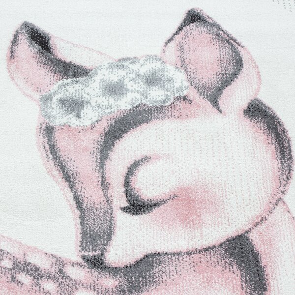 Ayyildiz , Kusový koberec Bambi 850 pink, 160x230, ružová, detská izba