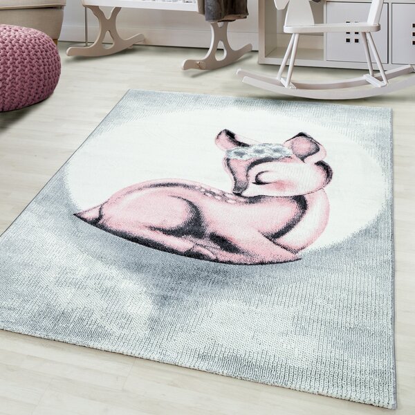 Ayyildiz , Kusový koberec Bambi 850 pink, 160x230, ružová, detská izba