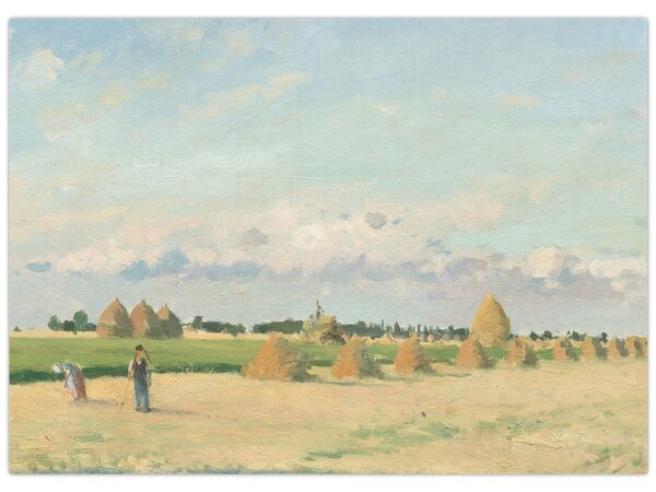 Obraz - Camille Pissarro, Landscape, Ile de France, reprodukcia (70x50 cm)