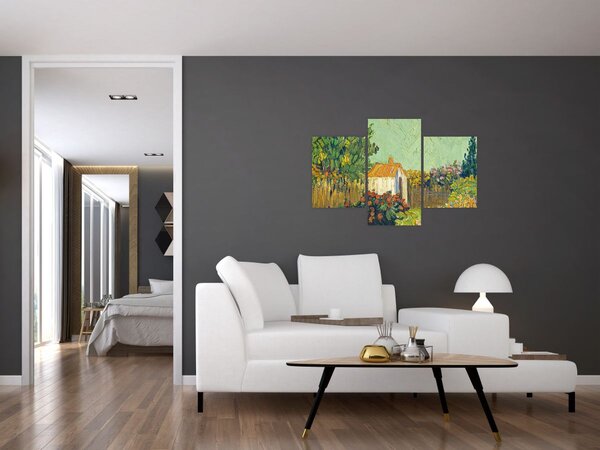 Obraz - Imitator of Vincent van Gogh, Landscape, reprodukcia (90x60 cm)