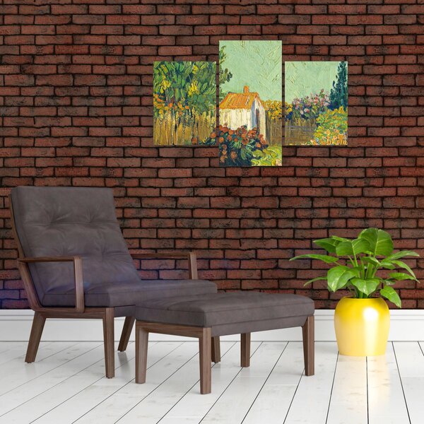 Obraz - Imitator of Vincent van Gogh, Landscape, reprodukcia (90x60 cm)