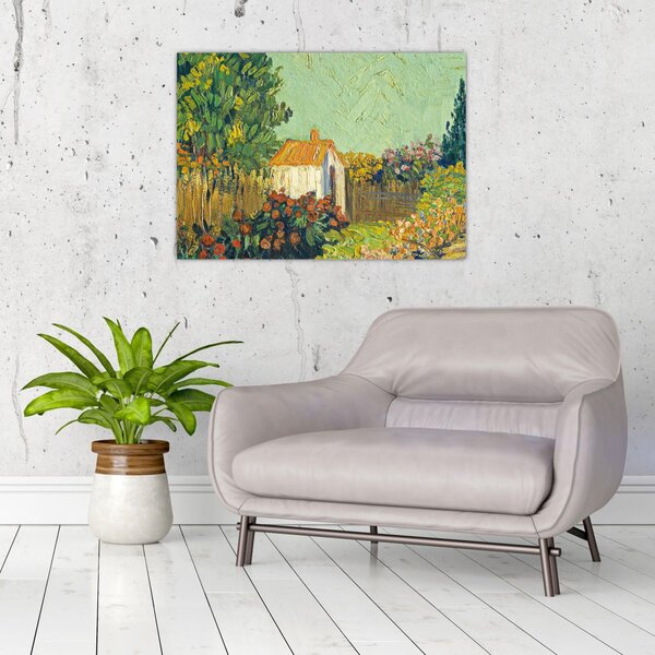 Obraz - Imitator of Vincent van Gogh, Landscape, reprodukcia (70x50 cm)