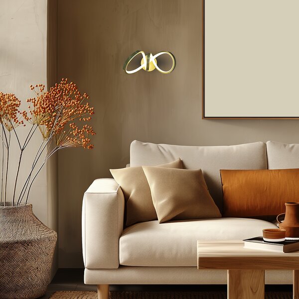 Nástenné LED svietidlo Tesoro, 1x LED 15w, 4000k, g