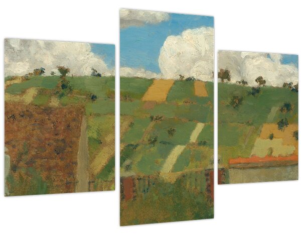 Obraz - Edouard Vuillard, Landscape of the Ile de France, reprodukcia (90x60 cm)