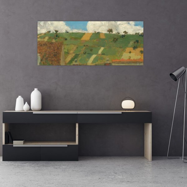 Obraz - Edouard Vuillard, Landscape of the Ile de France, reprodukcia (120x50 cm)