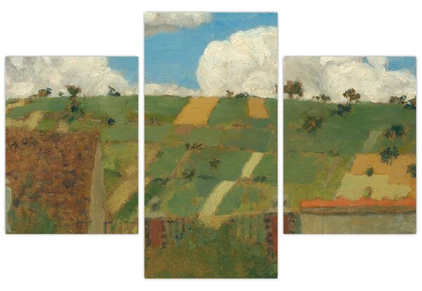 Obraz - Edouard Vuillard, Landscape of the Ile de France, reprodukcia (90x60 cm)