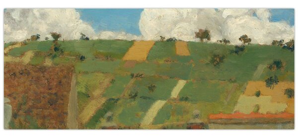 Obraz - Edouard Vuillard, Landscape of the Ile de France, reprodukcia (120x50 cm)